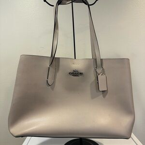 Coach Avenue Carry All Gray Leather Tote